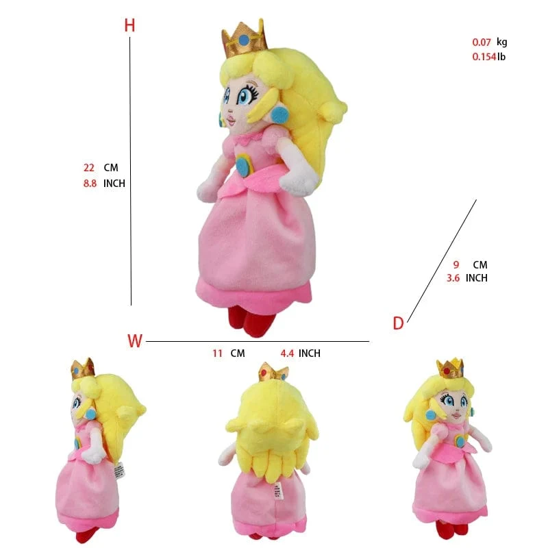 Mario Prinzessin Peach Daisy Toadette Rosalina Pauline Baby Prinzessin Spielzeug Mario Plüsch Stofftier Puppe Geburtstagsgeschenke