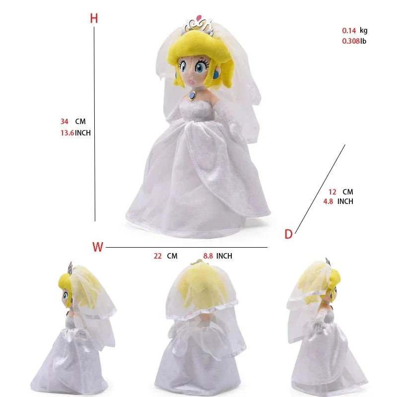 Mario Prinzessin Peach Daisy Toadette Rosalina Pauline Baby Prinzessin Spielzeug Mario Plüsch Stofftier Puppe Geburtstagsgeschenke