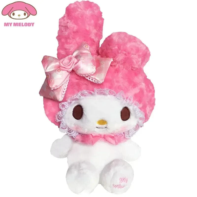 30 cm Sanrio Hello Kitty Kawaii Rose My Melody Cartoon Anime Kuscheltiere Weiche Plüschpuppe Begleiter Spielzeug Kinder Geburtstagsgeschenk