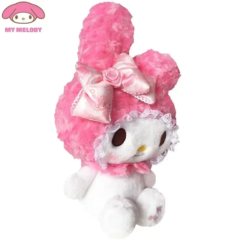 30 cm Sanrio Hello Kitty Kawaii Rose My Melody Cartoon Anime Kuscheltiere Weiche Plüschpuppe Begleiter Spielzeug Kinder Geburtstagsgeschenk