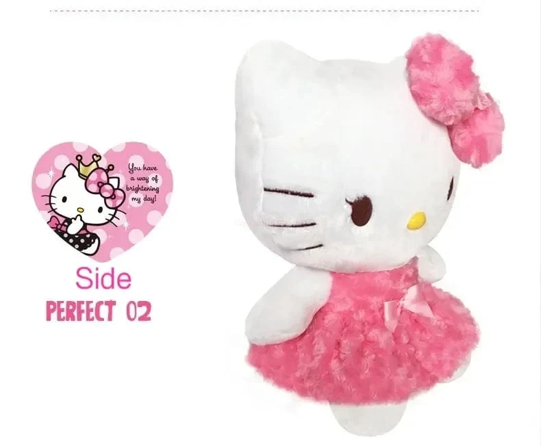30 cm Sanrio Hello Kitty Kawaii Rose My Melody Cartoon Anime Kuscheltiere Weiche Plüschpuppe Begleiter Spielzeug Kinder Geburtstagsgeschenk
