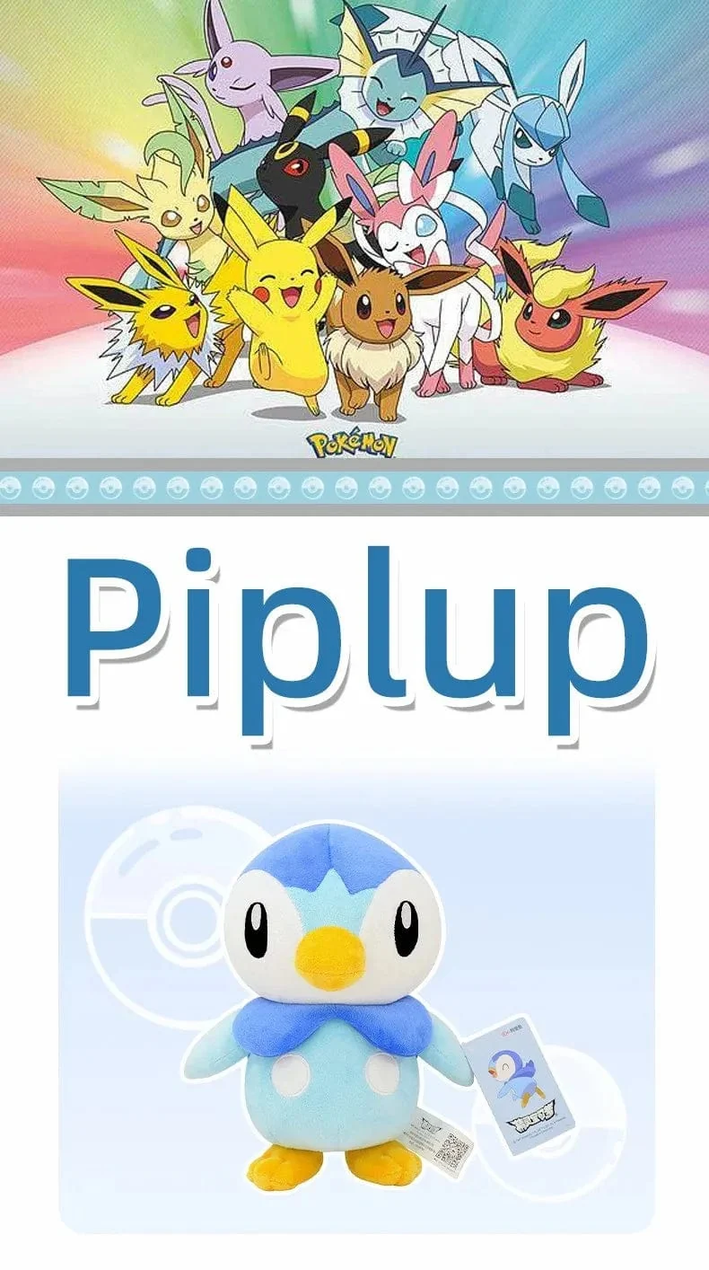 25 cm Original Pokemon Piplup Plüsch Spielzeug Plushie Weiche Tier Kawaii Anime Puppen Geburtstag Party Geschenk Für Kinder Baby Mädchen