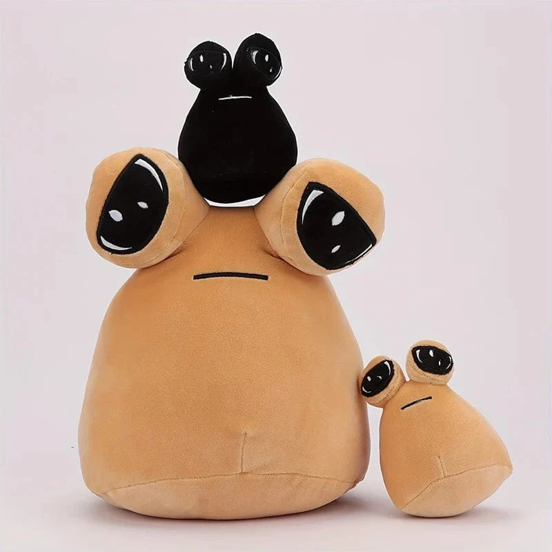 3 stücke Anime Spiel Mein Haustier Alien Pou Kawaii Cartoon Plüsch Spielzeug Pou Plushie Kinder Geburtstag Weihnachten Geschenke