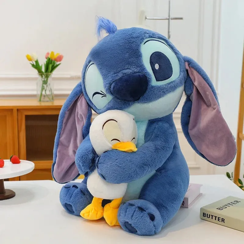 Disney Plüsch Puppe Stich Lilo Puppe Süße Ente Stich Plüsch Stofftier Weihnachten Kinder Geburtstag Geschenk Kawaii Dekoration Spielzeug