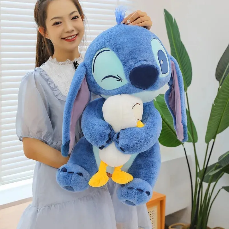 Disney Plüsch Puppe Stich Lilo Puppe Süße Ente Stich Plüsch Stofftier Weihnachten Kinder Geburtstag Geschenk Kawaii Dekoration Spielzeug