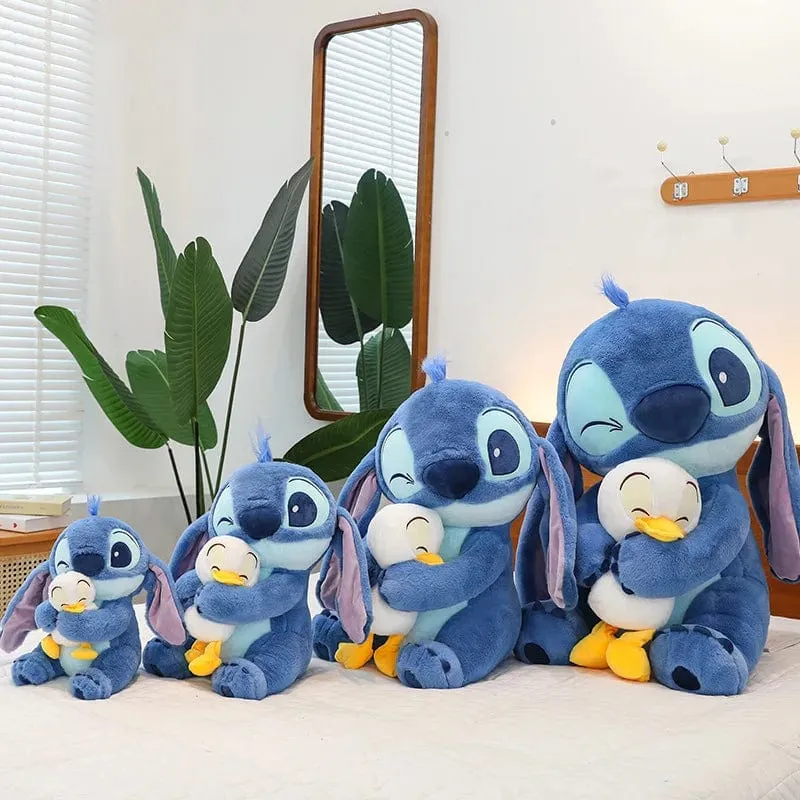 Disney Plüsch Puppe Stich Lilo Puppe Süße Ente Stich Plüsch Stofftier Weihnachten Kinder Geburtstag Geschenk Kawaii Dekoration Spielzeug
