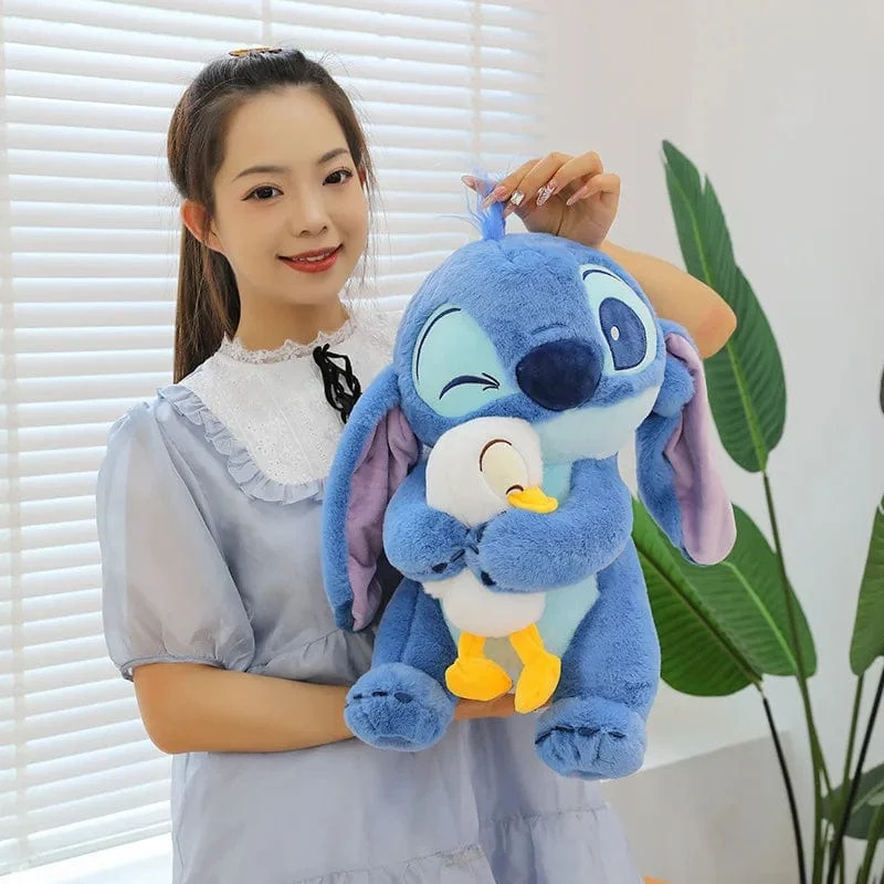 Disney Plüsch Puppe Stich Lilo Puppe Süße Ente Stich Plüsch Stofftier Weihnachten Kinder Geburtstag Geschenk Kawaii Dekoration Spielzeug