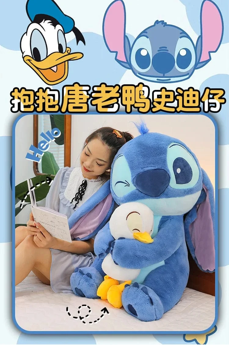 Disney Plüsch Puppe Stich Lilo Puppe Süße Ente Stich Plüsch Stofftier Weihnachten Kinder Geburtstag Geschenk Kawaii Dekoration Spielzeug