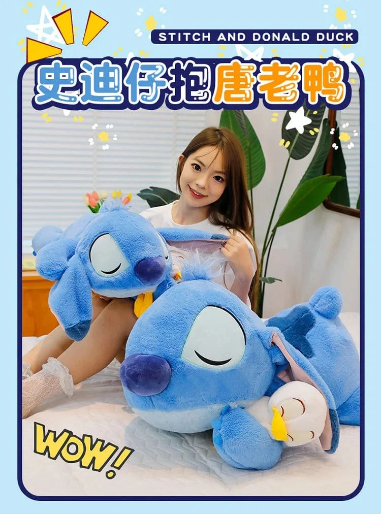 Disney Plüsch Puppe Stich Lilo Puppe Süße Ente Stich Plüsch Stofftier Weihnachten Kinder Geburtstag Geschenk Kawaii Dekoration Spielzeug