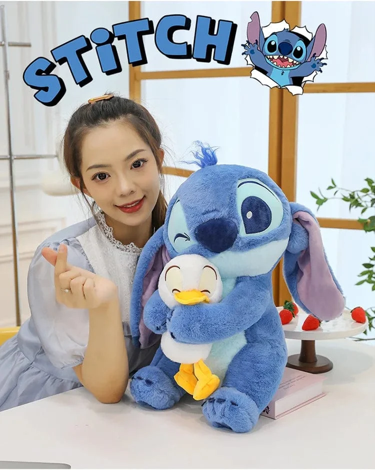 Disney Plüsch Puppe Stich Lilo Puppe Süße Ente Stich Plüsch Stofftier Weihnachten Kinder Geburtstag Geschenk Kawaii Dekoration Spielzeug