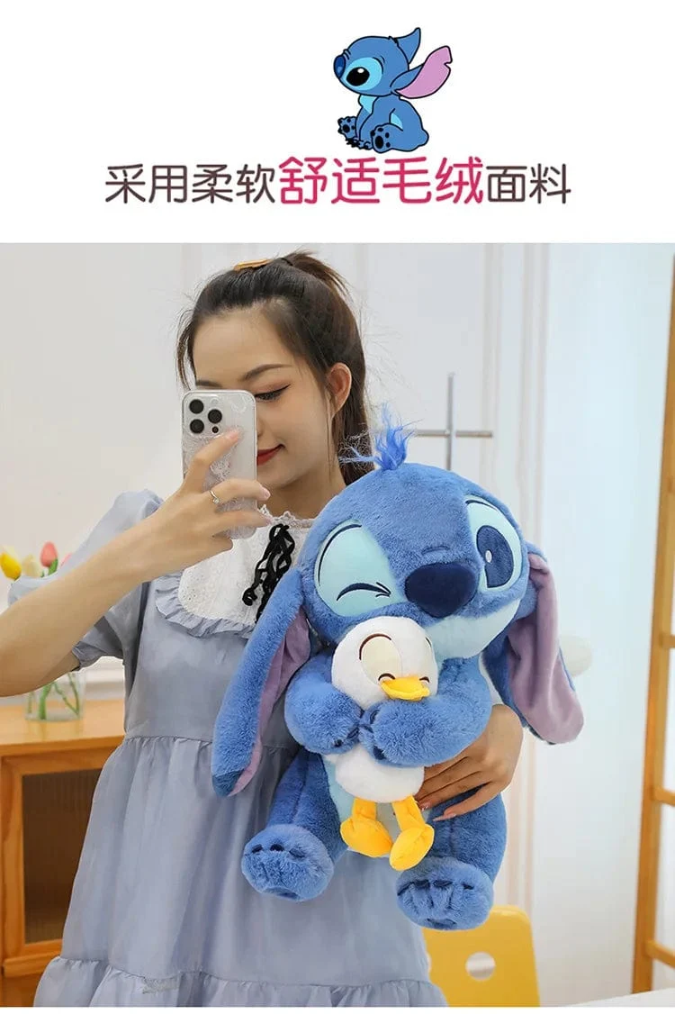 Disney Plüsch Puppe Stich Lilo Puppe Süße Ente Stich Plüsch Stofftier Weihnachten Kinder Geburtstag Geschenk Kawaii Dekoration Spielzeug
