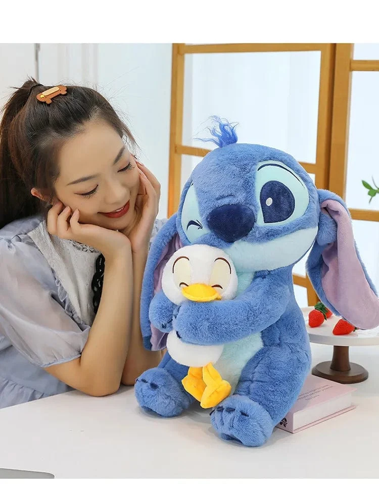Disney Plüsch Puppe Stich Lilo Puppe Süße Ente Stich Plüsch Stofftier Weihnachten Kinder Geburtstag Geschenk Kawaii Dekoration Spielzeug