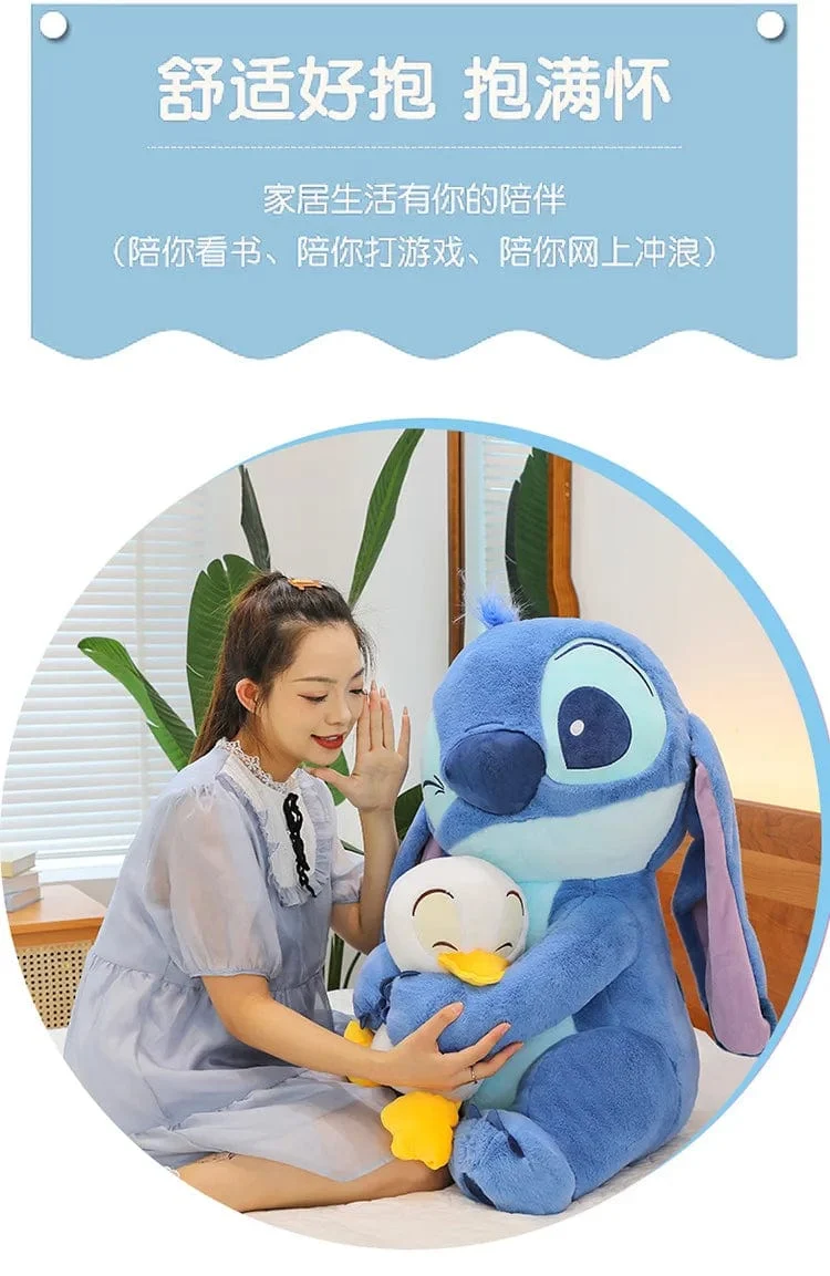 Disney Plüsch Puppe Stich Lilo Puppe Süße Ente Stich Plüsch Stofftier Weihnachten Kinder Geburtstag Geschenk Kawaii Dekoration Spielzeug