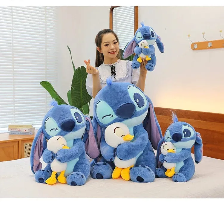 Disney Plüsch Puppe Stich Lilo Puppe Süße Ente Stich Plüsch Stofftier Weihnachten Kinder Geburtstag Geschenk Kawaii Dekoration Spielzeug