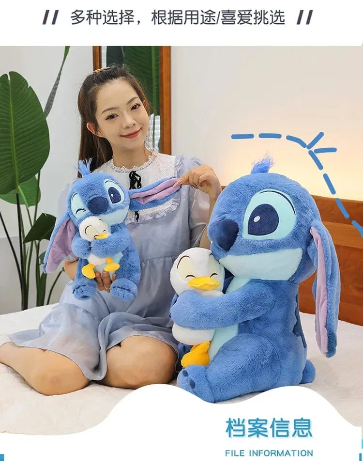 Disney Plüsch Puppe Stich Lilo Puppe Süße Ente Stich Plüsch Stofftier Weihnachten Kinder Geburtstag Geschenk Kawaii Dekoration Spielzeug