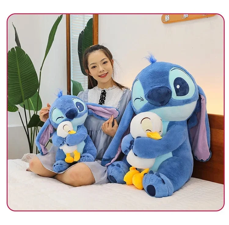 Disney Plüsch Puppe Stich Lilo Puppe Süße Ente Stich Plüsch Stofftier Weihnachten Kinder Geburtstag Geschenk Kawaii Dekoration Spielzeug