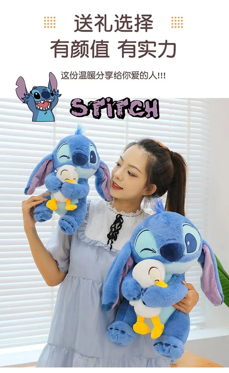 Disney Plüsch Puppe Stich Lilo Puppe Süße Ente Stich Plüsch Stofftier Weihnachten Kinder Geburtstag Geschenk Kawaii Dekoration Spielzeug