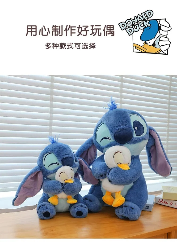 Disney Plüsch Puppe Stich Lilo Puppe Süße Ente Stich Plüsch Stofftier Weihnachten Kinder Geburtstag Geschenk Kawaii Dekoration Spielzeug
