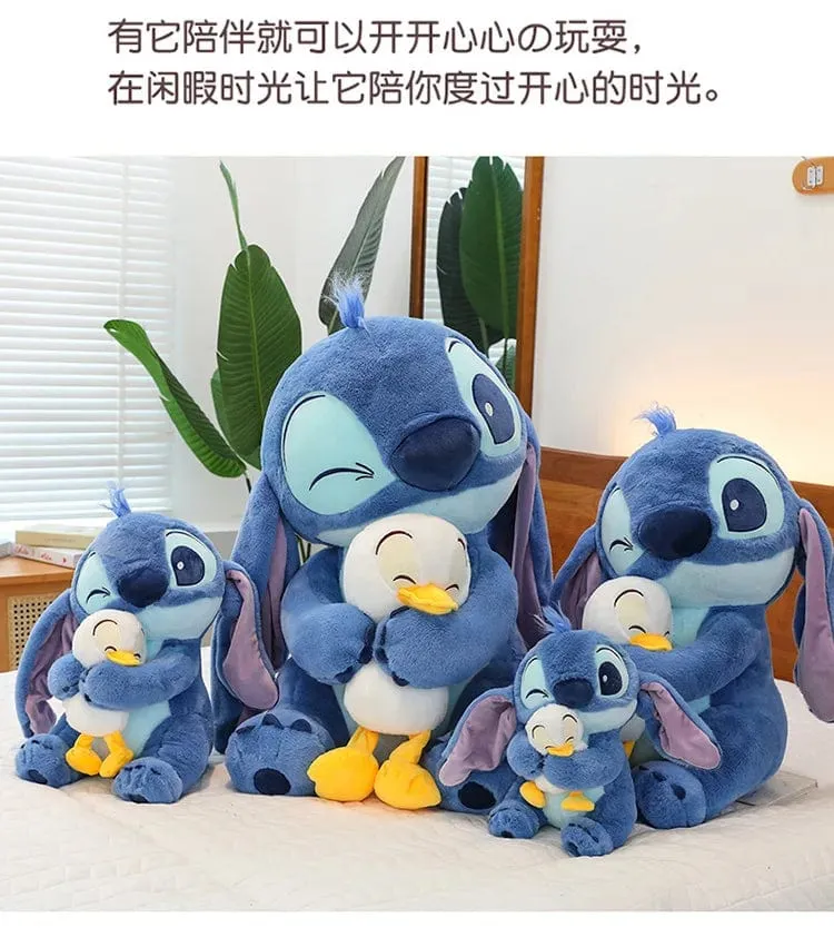 Disney Plüsch Puppe Stich Lilo Puppe Süße Ente Stich Plüsch Stofftier Weihnachten Kinder Geburtstag Geschenk Kawaii Dekoration Spielzeug