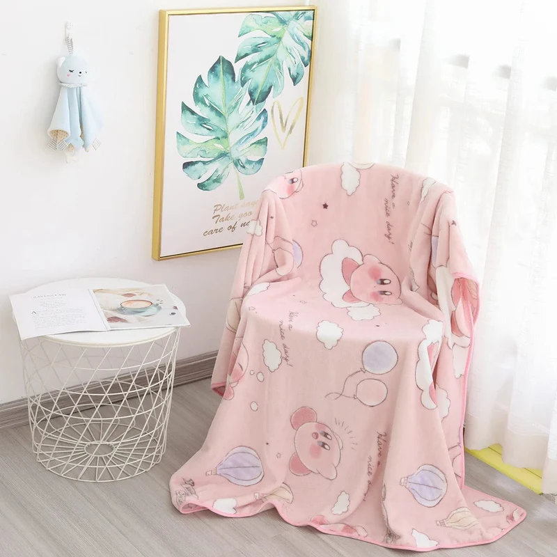 Cartoon Hello Kitty Plüschdecke Anime Flanell Kissenbezug Kawaii Sanrio Zimmerdekor Nickerchen Klimaanlage QuiltFeines Geschenk für Mädchen