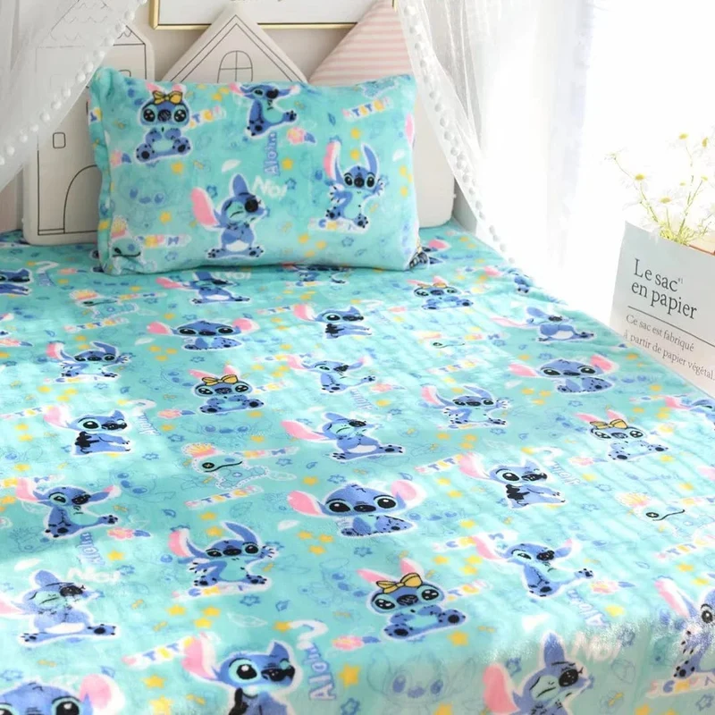Cartoon Hello Kitty Plüschdecke Anime Flanell Kissenbezug Kawaii Sanrio Zimmerdekor Nickerchen Klimaanlage QuiltFeines Geschenk für Mädchen