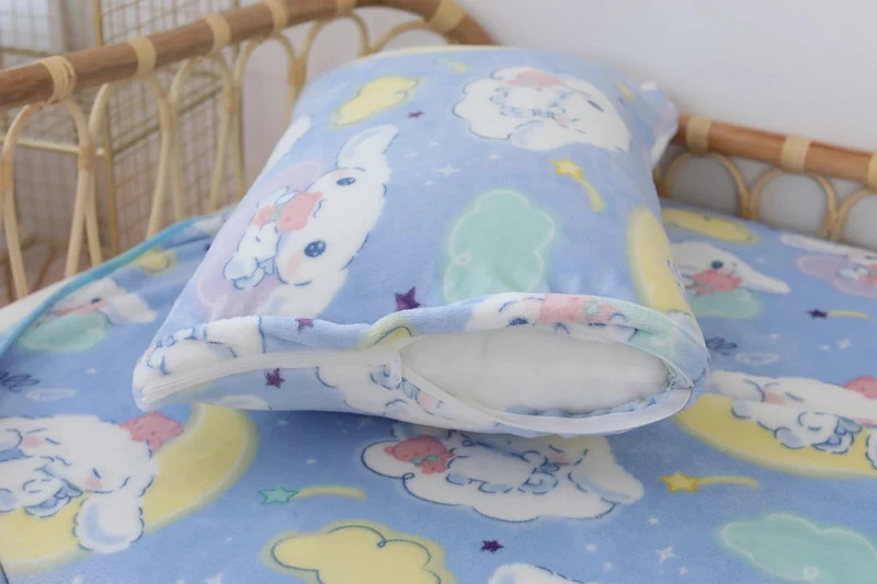 Cartoon Hello Kitty Plüschdecke Anime Flanell Kissenbezug Kawaii Sanrio Zimmerdekor Nickerchen Klimaanlage QuiltFeines Geschenk für Mädchen