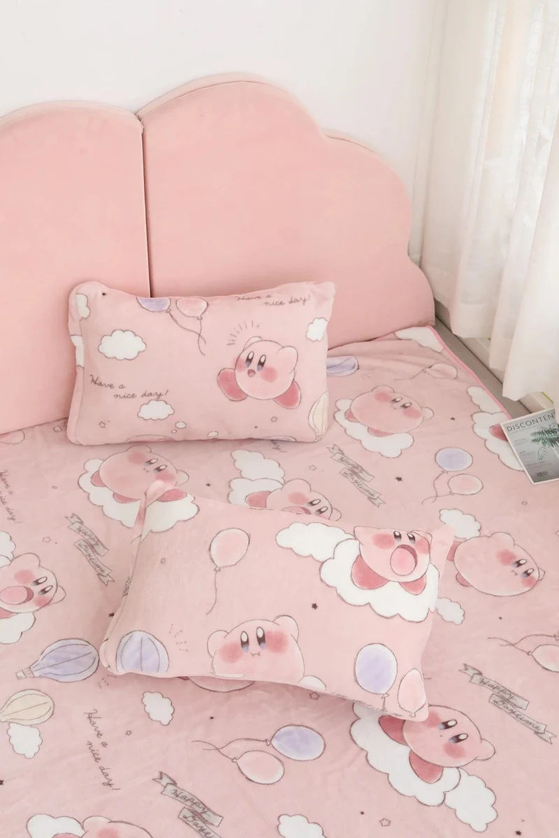 Cartoon Hello Kitty Plüschdecke Anime Flanell Kissenbezug Kawaii Sanrio Zimmerdekor Nickerchen Klimaanlage QuiltFeines Geschenk für Mädchen