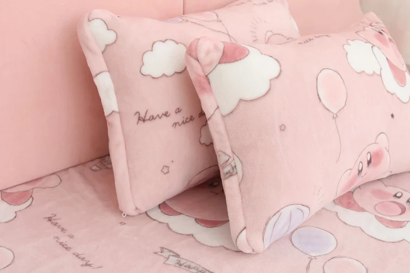 Cartoon Hello Kitty Plüschdecke Anime Flanell Kissenbezug Kawaii Sanrio Zimmerdekor Nickerchen Klimaanlage QuiltFeines Geschenk für Mädchen