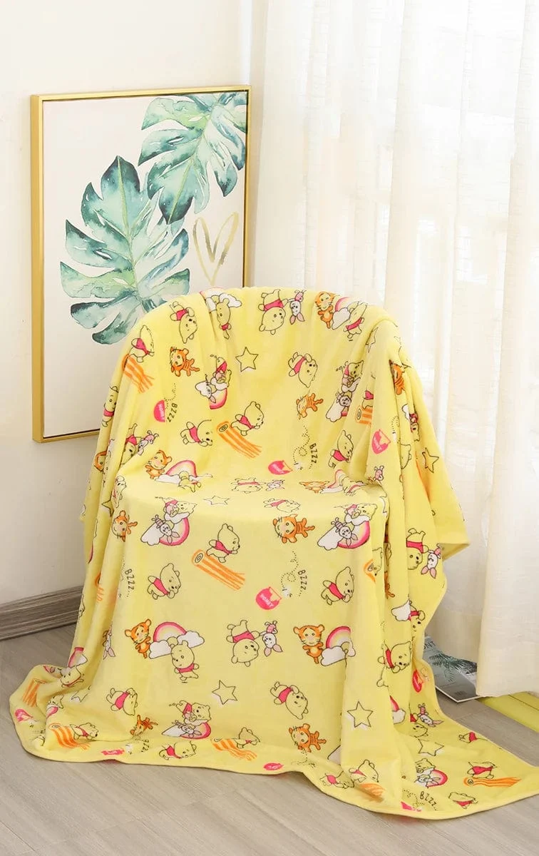 Cartoon Hello Kitty Plüschdecke Anime Flanell Kissenbezug Kawaii Sanrio Zimmerdekor Nickerchen Klimaanlage QuiltFeines Geschenk für Mädchen