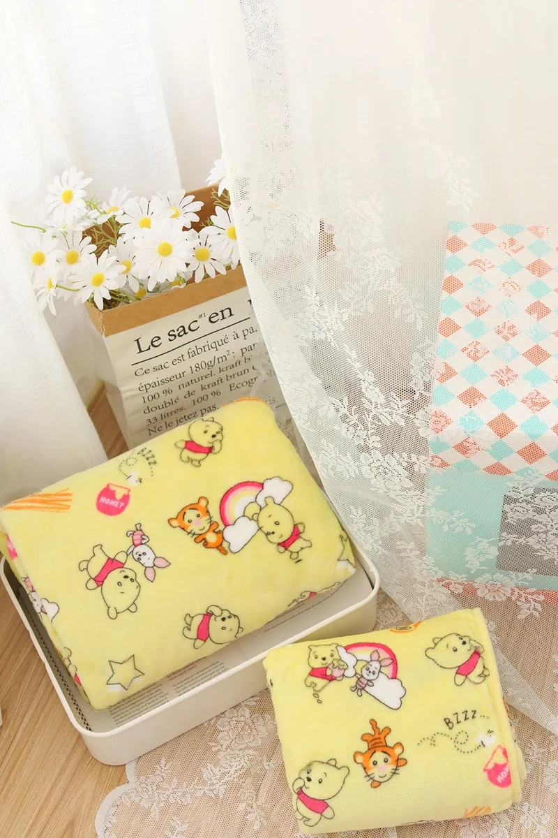 Cartoon Hello Kitty Plüschdecke Anime Flanell Kissenbezug Kawaii Sanrio Zimmerdekor Nickerchen Klimaanlage QuiltFeines Geschenk für Mädchen