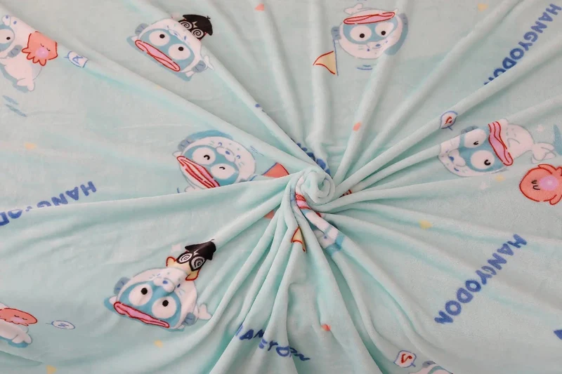 Cartoon Hello Kitty Plüschdecke Anime Flanell Kissenbezug Kawaii Sanrio Zimmerdekor Nickerchen Klimaanlage QuiltFeines Geschenk für Mädchen
