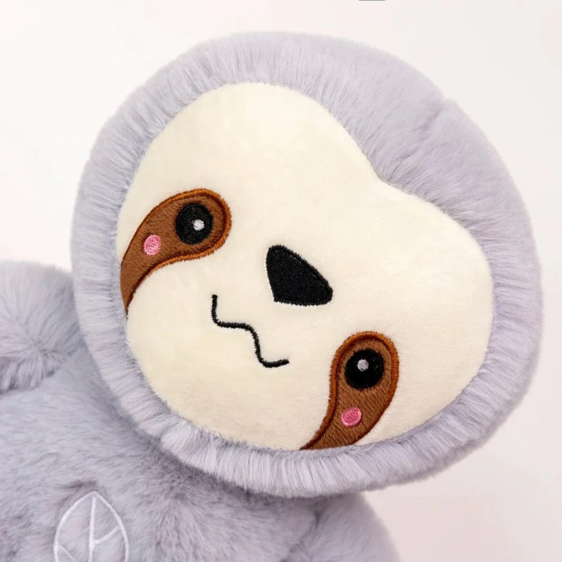 Kawaii Atmendes Faultier Plüschtier Baby Beruhigende Bär Puppe Baby Schlafbegleiter Sound und Licht Plüschtier