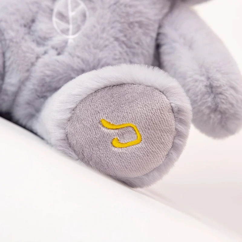 Kawaii Atmendes Faultier Plüschtier Baby Beruhigende Bär Puppe Baby Schlafbegleiter Sound und Licht Plüschtier