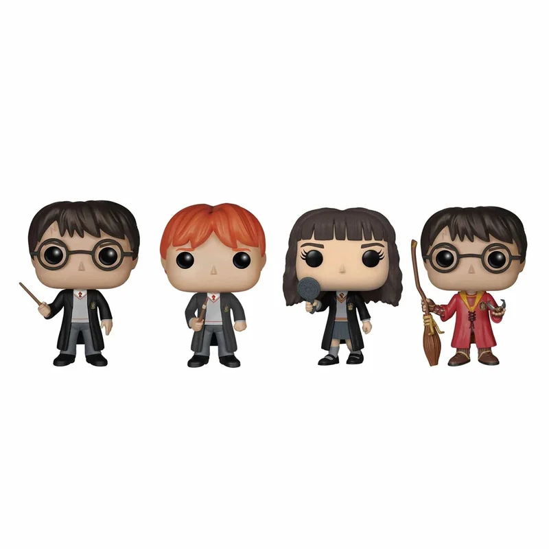 4pcsFigure HarridPotter Ron Hermine Snape Dobby Luna Lord Voldemort Soul Eating Vinyl Action Figure Sammlung Modell Spielzeug Geschenke