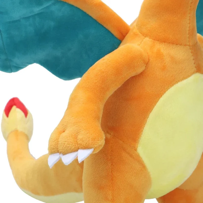 Glänzendes Charizard-Plüschtier, Stofftier, Spiel zum Sammeln, weiche Plüschtiere zum Verschenken, süße Cartoon-Figur, 12 Zoll große Plüschtiere