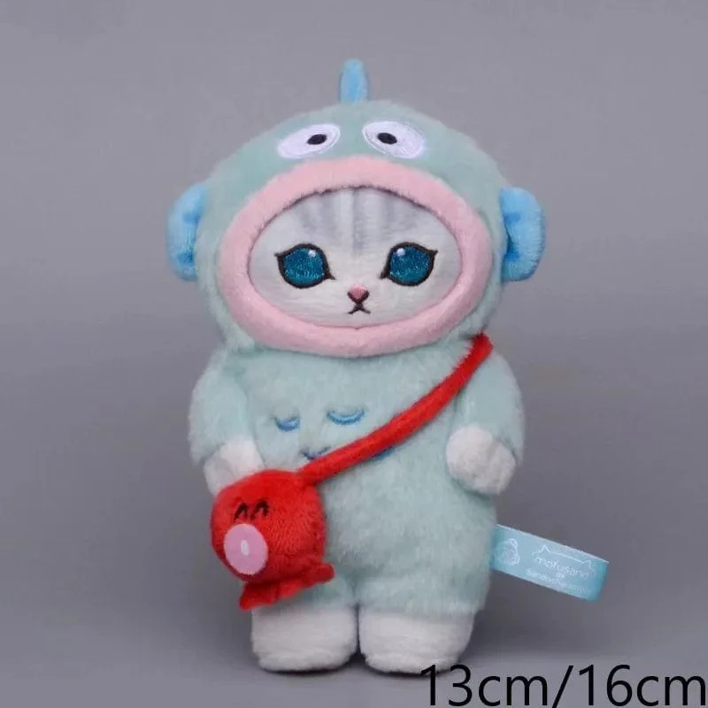 Sanrio Plüschtiere Kawaii Hello Kitty My Melody Zimmerdekor Kuromi Plüschtier Cinnamoroll Puppe Plüsch-Schlüsselanhänger für Weihnachtsgeschenke