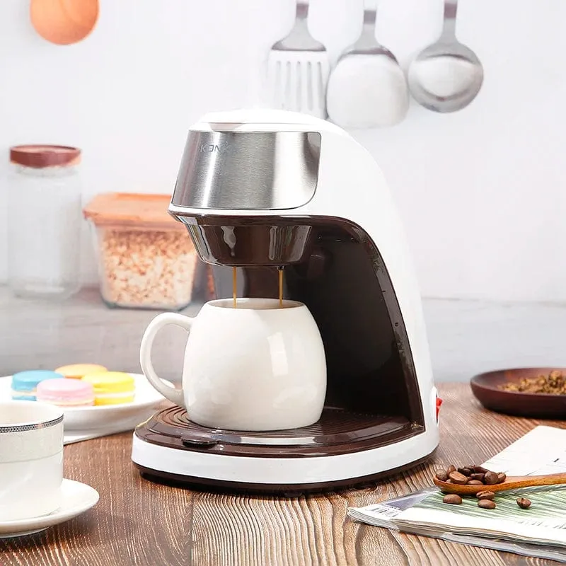 Mini Elektrische Filterkaffeemaschine Amerikanische Filterkaffeemaschine Ein-Knopf-Bedienung Kaffeemaschine Kaffee-Tools