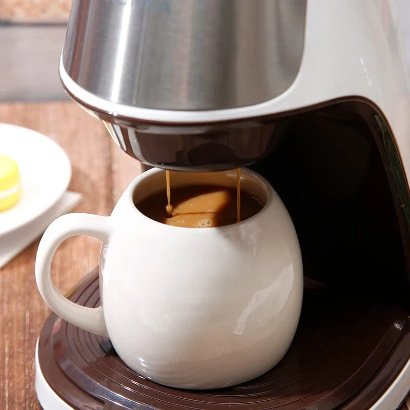 Mini Elektrische Filterkaffeemaschine Amerikanische Filterkaffeemaschine Ein-Knopf-Bedienung Kaffeemaschine Kaffee-Tools