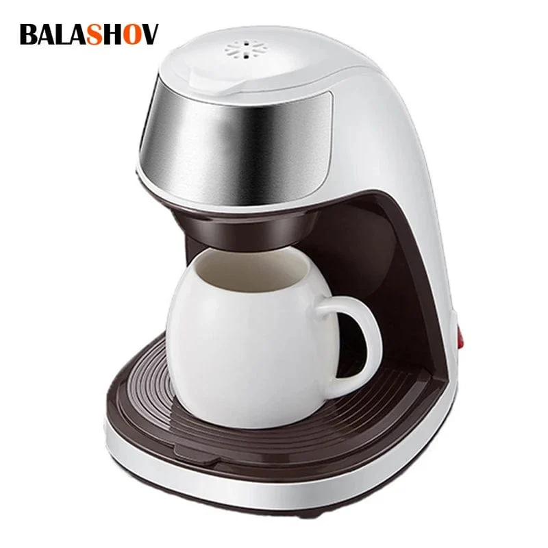 Mini Elektrische Filterkaffeemaschine Amerikanische Filterkaffeemaschine Ein-Knopf-Bedienung Kaffeemaschine Kaffee-Tools