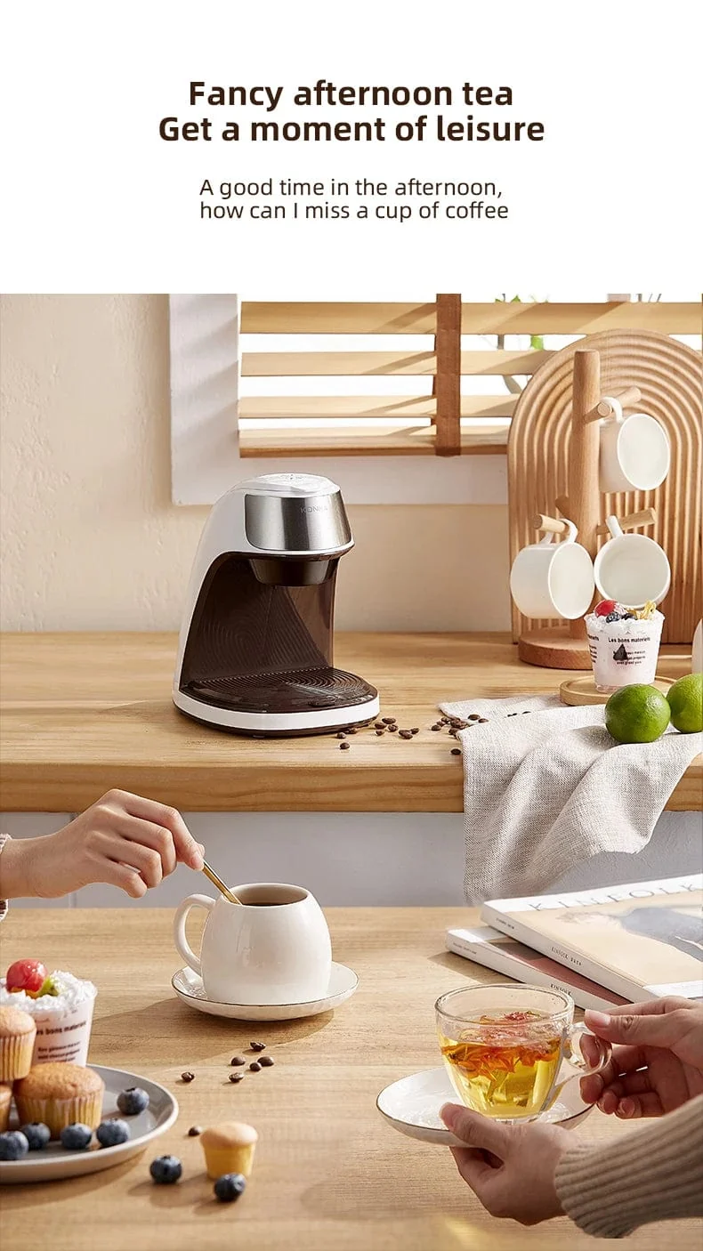 Mini Elektrische Filterkaffeemaschine Amerikanische Filterkaffeemaschine Ein-Knopf-Bedienung Kaffeemaschine Kaffee-Tools