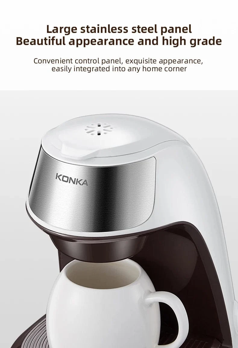 Mini Elektrische Filterkaffeemaschine Amerikanische Filterkaffeemaschine Ein-Knopf-Bedienung Kaffeemaschine Kaffee-Tools