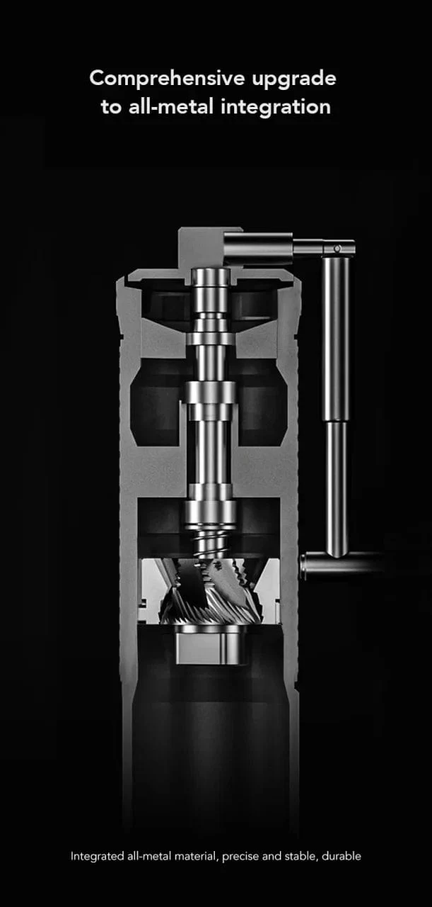 TIMEMORE Chestnut S3 Manuelle Kaffeemühle, Espressomühle aus Edelstahl mit konischem Mahlwerk für Camping und Reisen