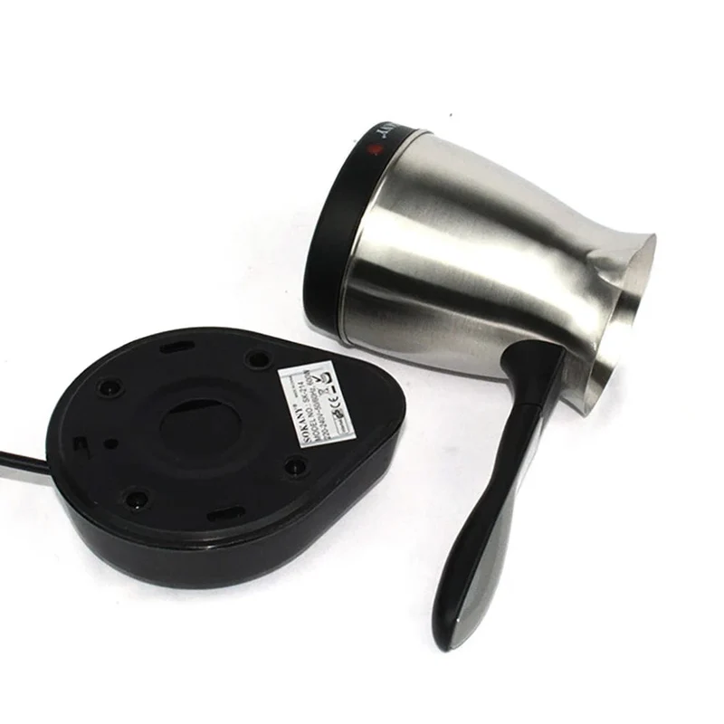 Tragbare Kaffeemaschine, elektrisch, türkisch, griechisch, Kaffeemaschine aus Edelstahl, Moka-Kanne, Kaffeemaschine