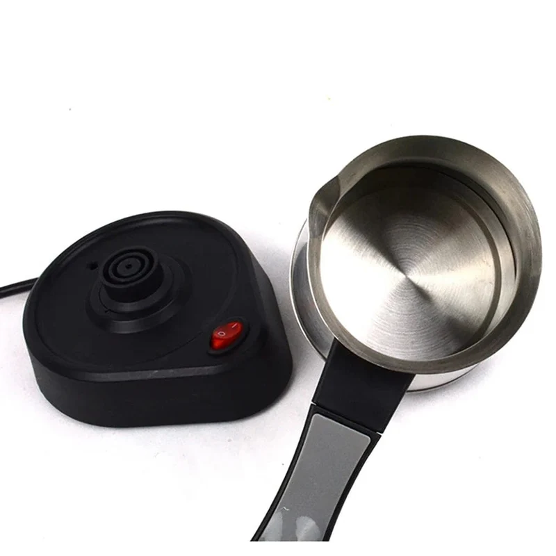 Tragbare Kaffeemaschine, elektrisch, türkisch, griechisch, Kaffeemaschine aus Edelstahl, Moka-Kanne, Kaffeemaschine