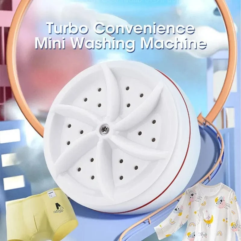 Mini-Waschmaschine mit USB-Drehturbine, tragbare Waschmaschine für Socken, Unterwäsche, Geschirrspülen für unterwegs, zu Hause, auf Geschäftsreisen