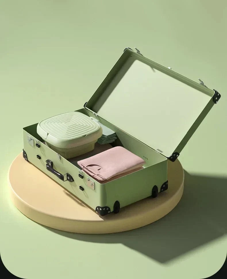 Klappwaschmaschine, Wäschesockenfass, Waschmaschine, Zentrifuge, Mini-Unterwäsche, tragbare Waschmaschine zum Dehydrieren