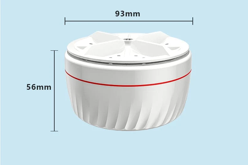 Mini-Waschmaschine, USB-Ultraschall-Turbinenwaschmaschine mit rotierender Waschmaschine für Socken, Unterwäsche, Geschirrspülen, Reisen, Zuhause, Wohnmobil, Wohnung