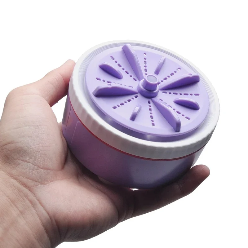 Tragbare Mini-Waschmaschine mit USB-Anschluss, 3 Gänge, Timer, rotierender Turbo, Unterwäsche, Sockenwaschmaschine, Spülmaschine für Babys, auf Reisen und zu Hause 미니세탁기