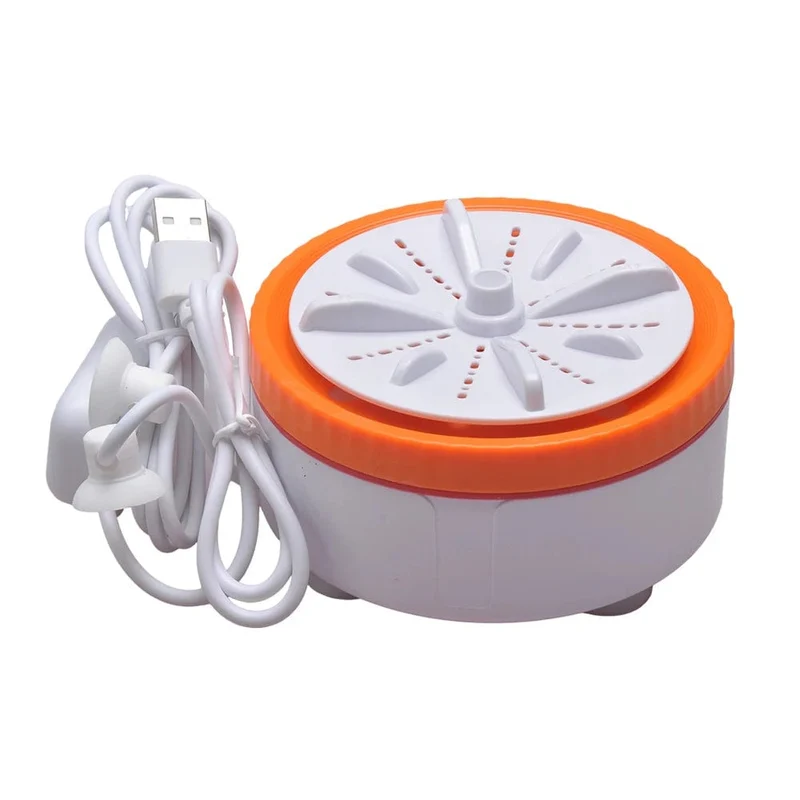 Tragbare Mini-Waschmaschine mit USB-Anschluss, 3 Gänge, Timer, rotierender Turbo, Unterwäsche, Sockenwaschmaschine, Spülmaschine für Babys, auf Reisen und zu Hause 미니세탁기