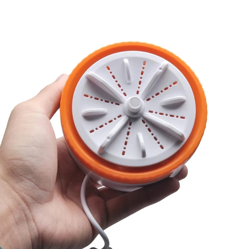 Tragbare Mini-Waschmaschine mit USB-Anschluss, 3 Gänge, Timer, rotierender Turbo, Unterwäsche, Sockenwaschmaschine, Spülmaschine für Babys, auf Reisen und zu Hause 미니세탁기